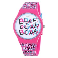 Swatch Love and Blah Quartz White Dial Unisex Watch SO29Z156 picture