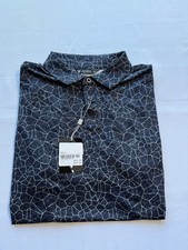 NWT MEN'S LEVELWEAR SHATTER POLO, SIZE: M, COLOR: NAVY (J30) picture