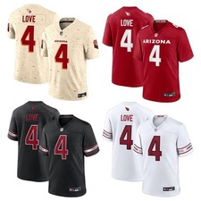 Men's Cardinals #4 Jeremiyah Love Rivalries Collection Stitched Limited Jersey picture