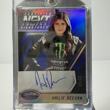 Hailie Deegan 36/50 Auto Next Signatures Blue 2018 Panini Certified Racing picture