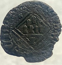 1400’s Coin Genuine Kingdom of Castile and Leon 1471-1474 King Henry IV Spain picture