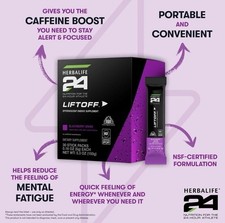 Herbalife24 - Liftoff - Blackberry🫐 🍇 Spark - NEW (30 Packets) picture