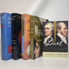 American History LOT of 5 Hamilton Burr Duel Biography Revolutionary History picture