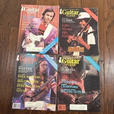 QTY-4 Lot Of Guitar Player Magazines 1980-81 Cooder Clarke Baxter Burrell 👀 picture