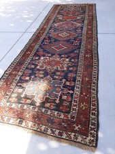 Antique Handmade 3'x10' Carpet 