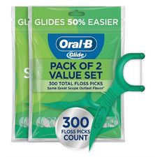 Oral-B Glide Scope Outlast Floss Picks Mint 300 Ct | Fresh Breath Care picture