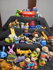 vintage NICKELODEON toys (Rugrats Catdog & MORE) - lot of 30 - Burger King 97-99 picture