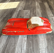 Rare 1956 Marx The Falcon 20” Tin Litho Friction Sports Car Vintage Toy picture