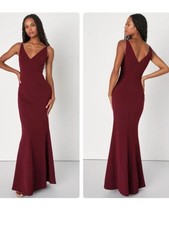 Lulus Melora Plum Purple Sleeveless Maxi Dress Size XS NEW picture
