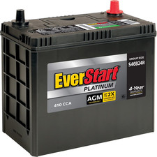 EverStart Platinum AGM BOXED Automotive Battery, Group Size S46B24R 12 Volt, 410 picture