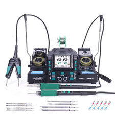 YIHUA 982D-III Precision Soldering Station Tweezer & C210/245 Soldering Iron Kit picture