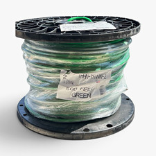Alan Wire #2 AWG THHN/THWN-2 Stranded Copper Green Wire 500 FT 600V picture