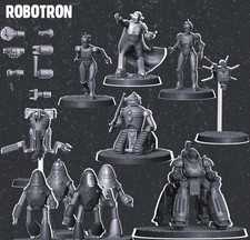 Fallout: Wasteland Warfare - Assaultrons & Protectrons - Proxy 3D Printed Models picture