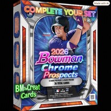 2026 Bowman Chrome Baseball PROSPECTS - COMPLETE YOUR SET picture