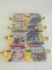 8 LeapFrog My First LeapPad Preschool Flip Books / Cartridges Dora Thomas +Plus picture
