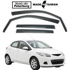 for MAZDA 2 5D 2008-2015.8 IN-CHANNEL RAIN GUARDS WIND DEFLECTOR 4PCS picture