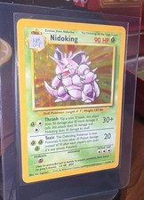 Pokémon TCG Nidoking Base Set 11/102 Holo 1999-2000 Wizards Base Set... picture