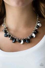 Paparazzi Jewelry Accessories - Flirtatiously Florida - Black Necklace picture