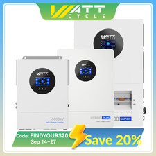 6000W 6500W 12000W Single/Split Phase 3-in-1 Solar Hybrid Inverter 200A Bypass picture