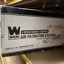 WEN 3-Speed Air Filtration System Remote, Electrostatic Ceiling Mount 120V picture