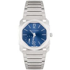 Bulgari Octo Finissimo Stainless Steel Blue Dial 40mm 103431 Full Set picture