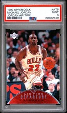 1997 Upper Deck #AT5 Michael Jordan Air Time Departure PSA 9 POP/15 picture