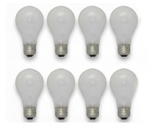 8-PK 40A Light Bulb A19 Inside Frost 40W NEW picture