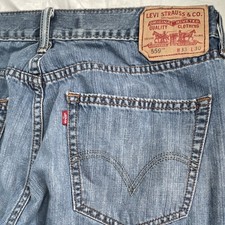 Levi's 559 Relaxed Baggy Loose Straight Fit Jeans 33x30 Very Nice Jeans picture