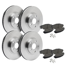 Front & Rear Brake Rotors + Ceramic Pads for 2012-2015 VW Passat picture