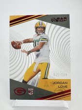 2020 Panini Chronicles Clear Vision Rookies Red /199 Jordan Love #CV-4 RC picture