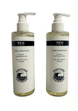 2 PACK REN Clean Skincare ROSA CENTIFOLIA Facial Cleansing Gel 240mL 8.1oz EACH picture