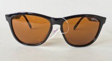New Vintage Bolle 473 Acrylex Black Sunglasses w/ Amber Lenses with tags vtg NOS picture