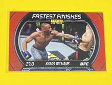 2022 Panini Instant UFC Khaos Williams FASTEST FINISHES 1/162 SP #FF14 🔥 picture