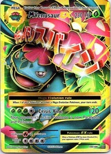 M Venusaur EX 100/108 Ultra Rare Evolutions Pokemon Holo NM Front / MP Back picture