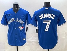 Men's MLB Toronto Blue Jays #7 Kazuma Okamoto Alternate Limited Jersey - Royal picture