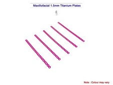 Maxillofacial 1.5mm Titanium Plates with maxillofacial screw picture