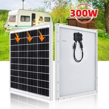 300W Watt 12V Mono Off-Grid Solar Panel PV Module for RV Marine Home Camping US picture