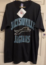 Jacksonville Jaguars NFL Vintage 1993 T Shirt XL, NEW With Tags, Made In USA picture