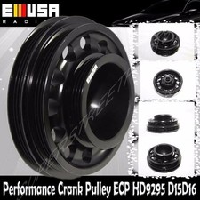 EMUSA Aluminum Performance Black Crank Pulley for 92-95 Civic SOHC D15D16 picture