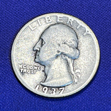 1937-D Washington Silver Quarter Better Date picture