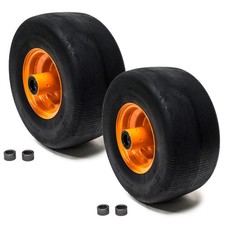 2PK Flat Free Wheel Assembly for Scag 9278 483050 482504 13 x 6.50-6 13x6.5x6 picture