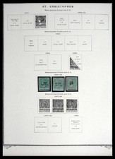 St KITTS & NEVIS 1903-1974 MNH MH w/ Sheets Stamp Collection picture