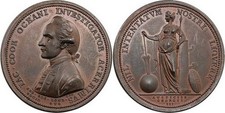 Captain Cook memorial medal by Pingo (1784) picture