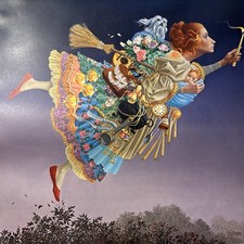 Artist James Christensen The Responsible Woman Artist Proof Signed 860/2500 READ picture