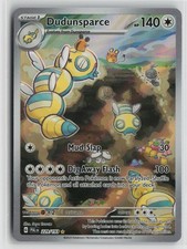 Dudunsparce Illustration Rare Holo PAL 229/193 NM picture