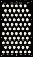Capital Plastic Holder For US Lincoln Wheat Cents Penny 1934 - 1958 D Black Case picture