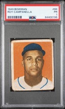 1949 Bowman #84 Roy Campanella RC Rookie PSA 1 New Label picture