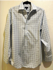 J.Crew Ludlow Men's 15/33 Blue/White/Pink Check Woven Cotton Shirt Classic Fit picture