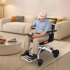 Portable Folding Wheelchair Ultra-Light Transportable Wheelchair for Seniors New picture