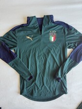 Puma Italy FIGC National Team Quarter Zip Training Top - Men’s Size Small picture